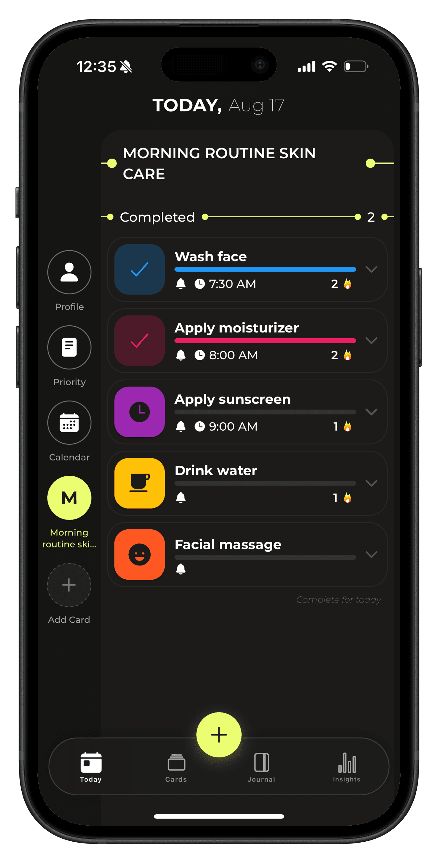 Goal Transformation Dashboard